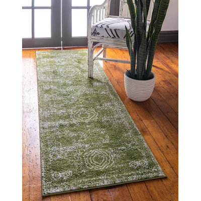 Tapis de style oriental vert Vienna