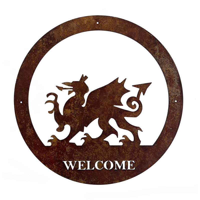Traditional Animals Wall Decor on Metal, 29.5cm H x 29.5cm W x 0.12cm D