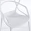 Ensemble de salle à manger 5 pièces de style Mid-Century moderne avec plateau en panneau de fibres à densité moyenne et piédestal en métal, 4 chaises-2066231294-2066231293