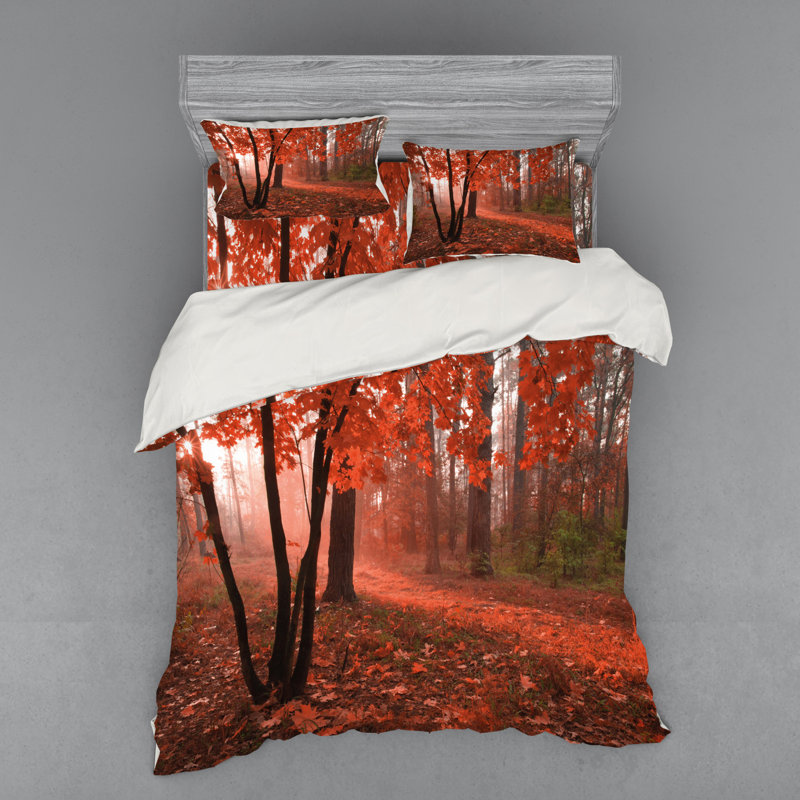 Rustic Polyester Duvet Cover, Queen Duvet Cover + 3 Additional Pieces