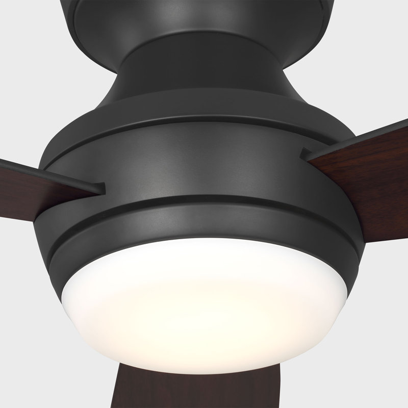 Ventilateur de plafond intérieur Houle avec pales noir minuit et télécommande portable