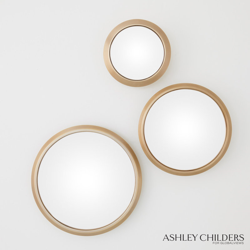 Oculus Mirror-Med, Antique Brass