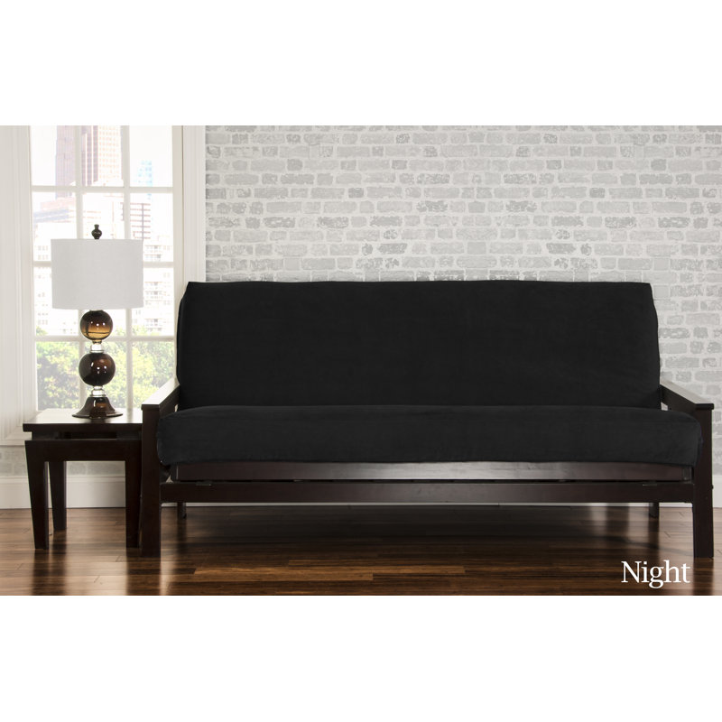 Housse pour futon à coussins carrés Leupp, Simple, Nuit