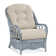 Chaise avec accoudoirs en rotin Everglade