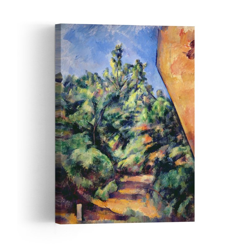Red Rock, vers 1895. Estampe d'art mural abstrait contemporain., H 24 po x l 16 po