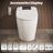  Breezebath Smart Bidet Toilet Build in Tank 1.06 GPF Auto Open/Close & Auto Flush, Heated Seat, Digital Display, Night Light, Deodorizer, Antibacterial Glaze, WaterSense Certified, cUPC & cETL Certified