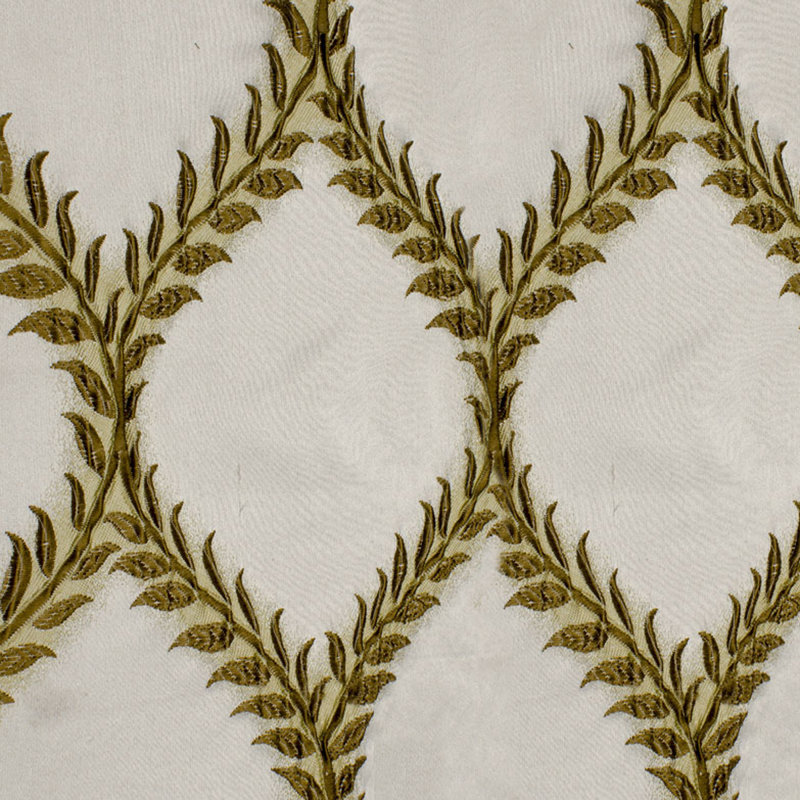 Tissu grenat A, Crème