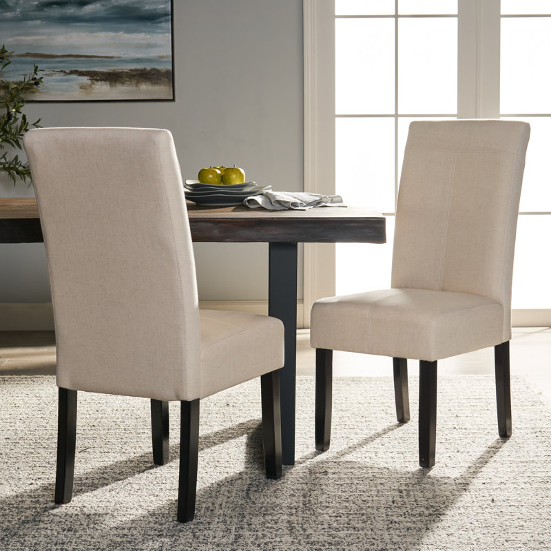 19.25'' H Upholstered Dining Chair, Natural