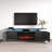 Burkard 71" Modern TV Stand with Electric Fireplace, High Gloss Finish, Media Storage-744922863