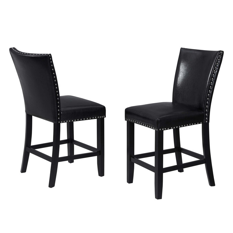 Fauteuil en polyuréthane revêtu de PU à hauteur de comptoir 2pc