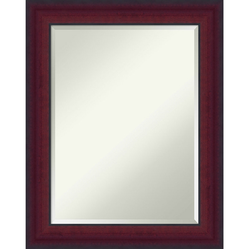 Jermall Solid Wood Rectangle Wall Mirror, 29.25" H x 41.25" W, Rectangle