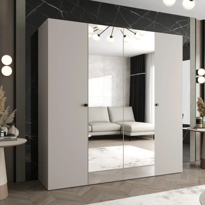 Manufactured Wood Wardrobe, Cashmere