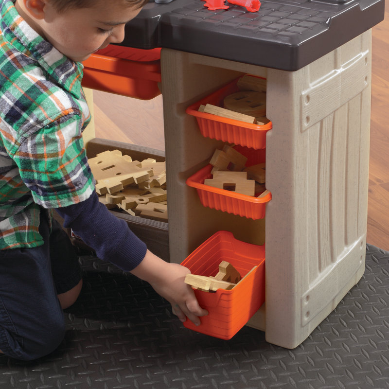 Step2 Handyman Workbench Indoor Plastic Toddler Tool Play Set
