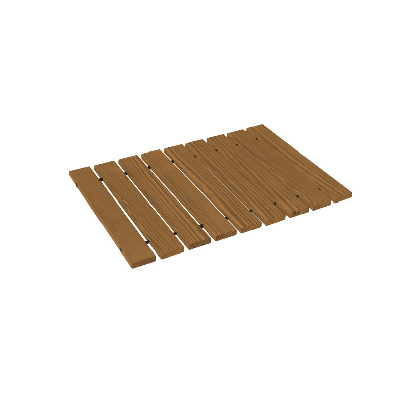 Passerelle Rejendra, H 1 po x l 36 po x P 24 po, Teinte champignon