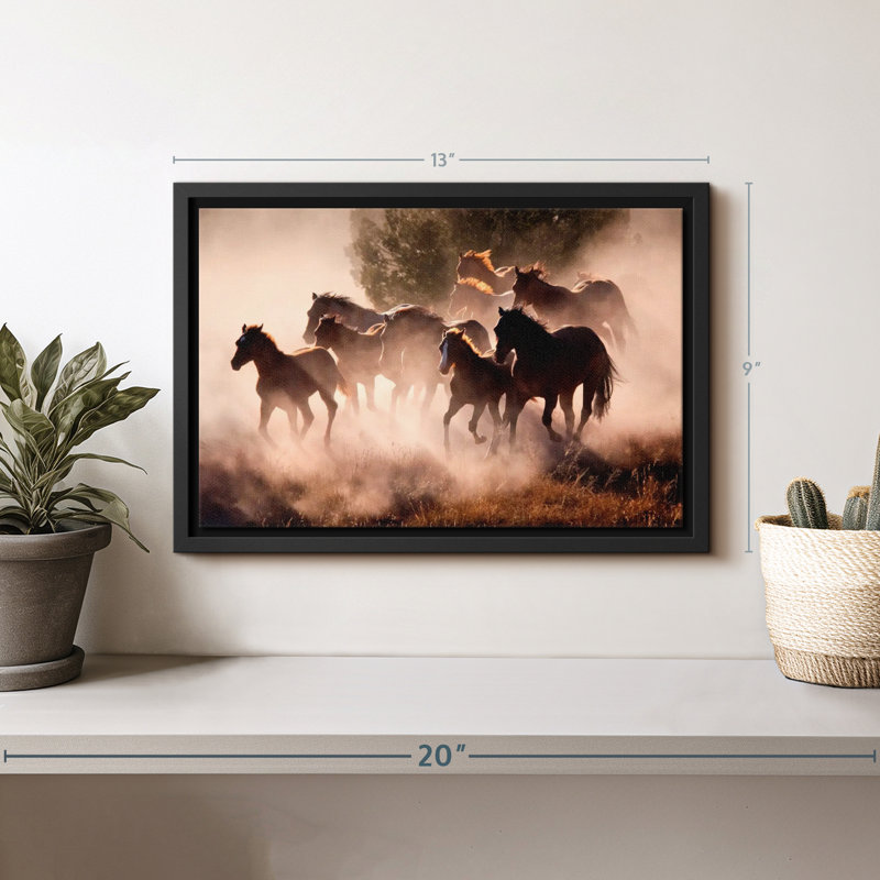 Animal «Dusty Horses», H 13 po x l 9 po