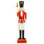 Casse-noisette de Noël 4 pi avec chapeau haut de forme et magnifique sceptre, uniforme et bottes pour la cour - noir et rouge-1522286466