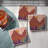 Stoneware Square 4 Piece Coaster Set