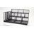 Mind Reader Cup and Condiment Station, Countertop Org, Coffee Bar, Kitchen, Metal Mesh, 23.75"L x 11.5"W x 12.5"H