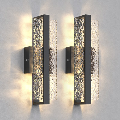 14.2'' Rechargable Modern Wall Mounted Sconce Light Armed Wall Lamp 3000K/4000K/6000K With Remote Control
