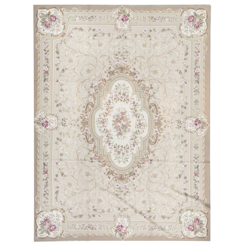 Wool Oriental Area Rug, Rectangle 4' x 6'