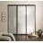  3 Panel Frosted Glass Room Dividers - Sliding Doors - Closet Doors-55388065-55388057