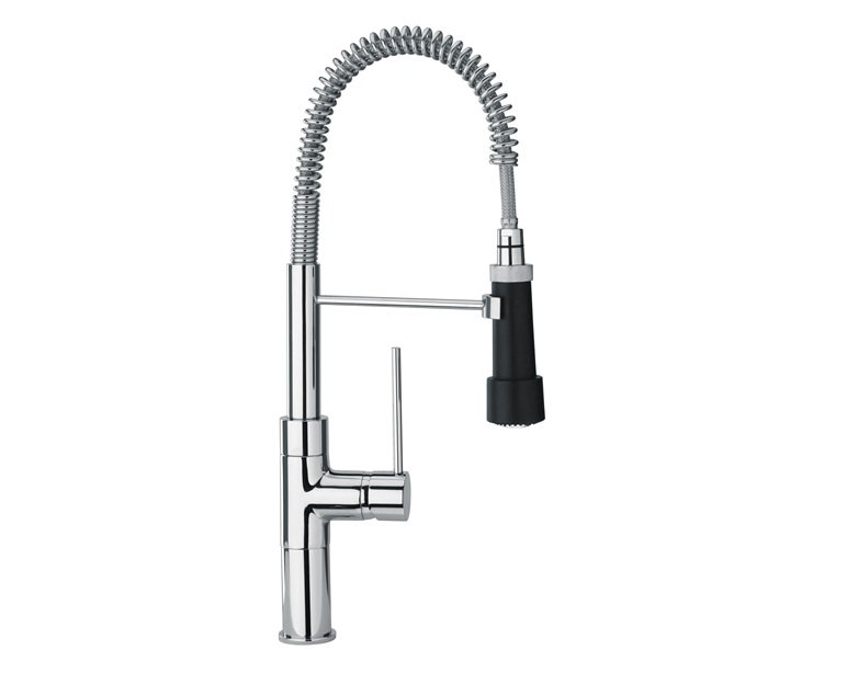 Piralla Cox Pull Down Kitchen Faucet, Chrome
