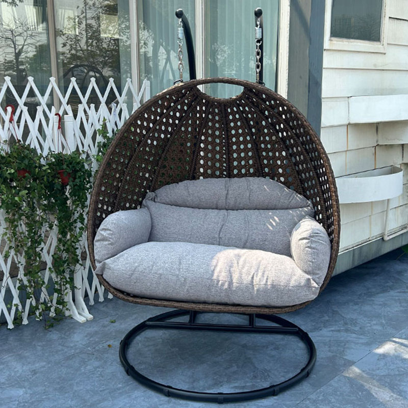 Double Swing Chair with Stand