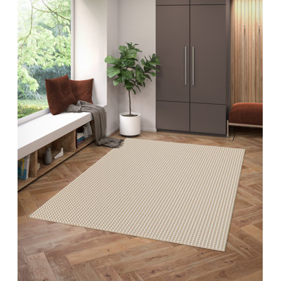 Harwington Flatweave Indoor/Outdoor Beige Rug