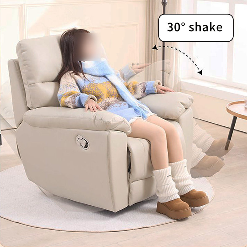 Fauteuil inclinable multifonctionnel de salon, Beige