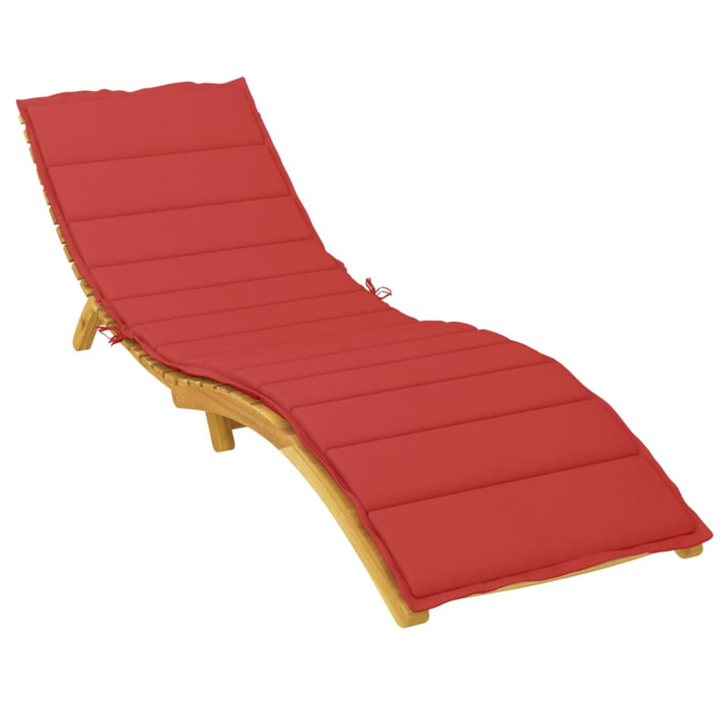 Outdoor Seat / Back Cushion, Gray, 23.6" W x 78.7" D x 1.2" H