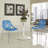 Modway Stencil Blue Dining Chair