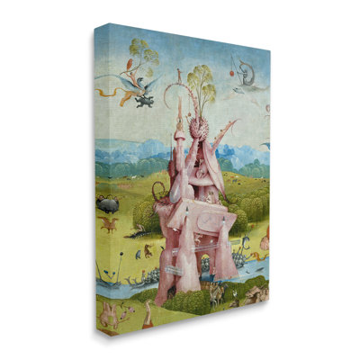 Garden Of Earthly Delights Left Panel Detail by One1000paintings - Painting on Canvas