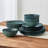 vancasso 16-Piece Petal Ceramic Dinnerware Set for 4, Stackable, Microwave & Dishwasher Safe-135150890