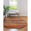 Tapis contemporain à rayures multicolores Baynebridge-772270719