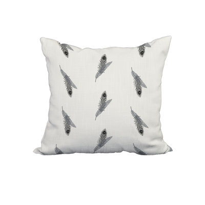 Housse et insert de coussin carré à imprimé floral