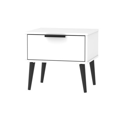Fully Assembled Euart 1 Drawer Bedside Table