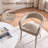 2 Pieces PU leather Upholstered Accent Armchairs, Modern Dining Chair-600161799