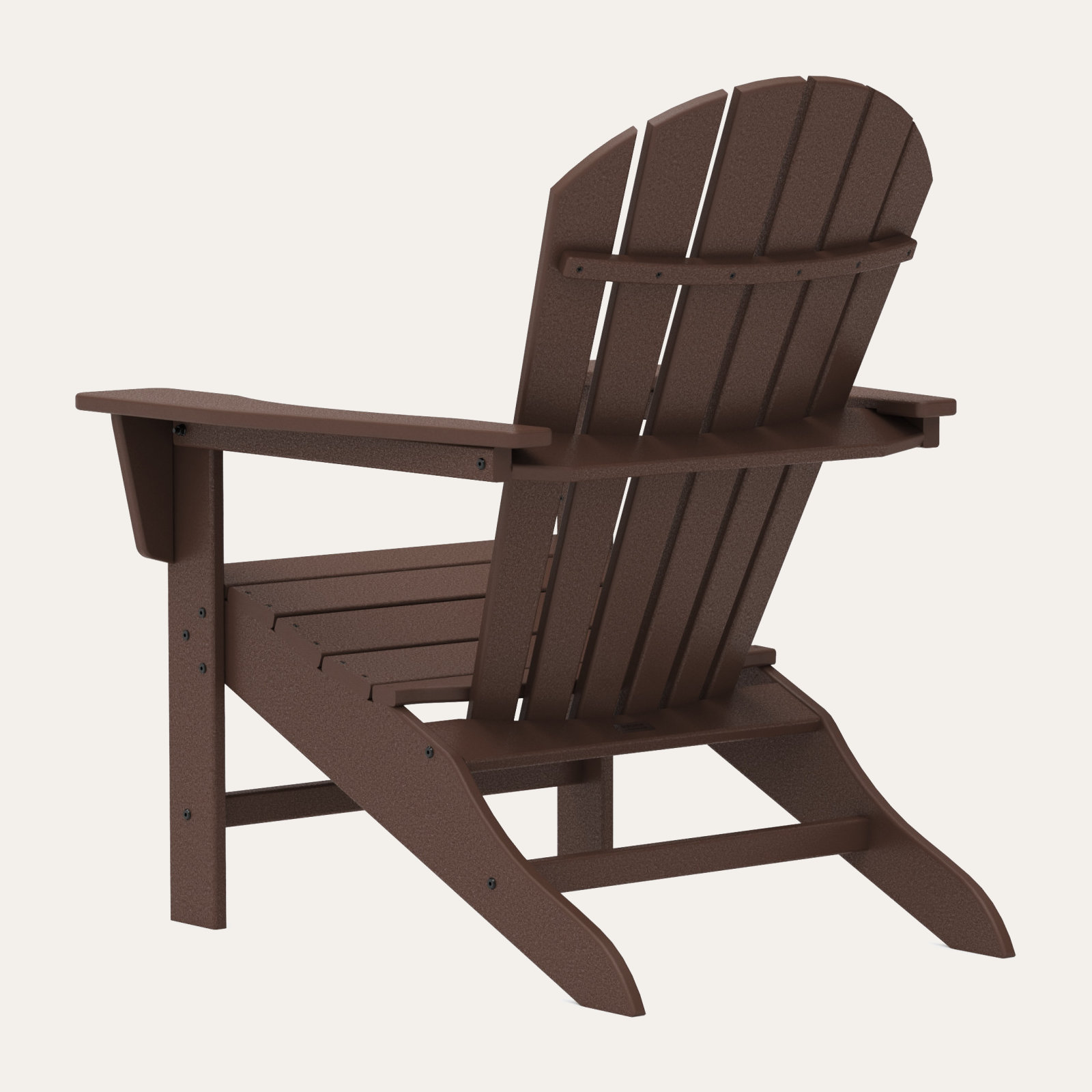 POLYWOOD Adirondack Chair, Mahogany
