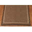 Tapis brun en laine noué à la main de conception unique 6 pi 6 po x 9 pi 10 po New Age