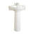 Barclay Evolution Corner 25.25 " Vitreous China Bathroom Sink and Overflow Hole-34051291-122919030