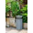 35.5" Polyresin Gray Zen Bowl Water Fountain