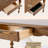 Retro Durable Household Dining Table With Draers-1298581891