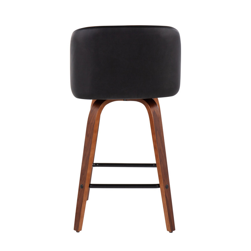 Contemporary Counter Stool, Black