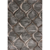 Rectangle McBain Power Loom Charcoal Area Rug