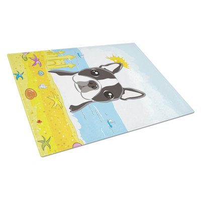 Planche à découper en verre trempé d’été caroline