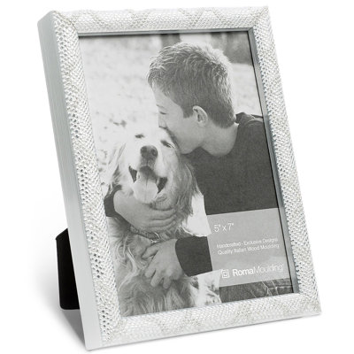 Cadre pour photo simple en bois embossé