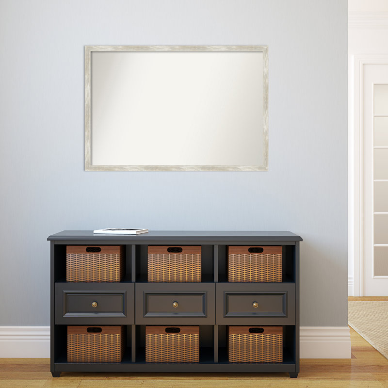 Flat Mirror, 28" x 28", Metallic
