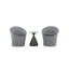 Edwar Metal 2 - Person Seating Group-1387918040