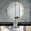 Huldar Glass Flat Wall Mirror