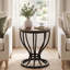 Table d'appoint ronde ronde pour le salon, table de bout ronde industrielle-114727150